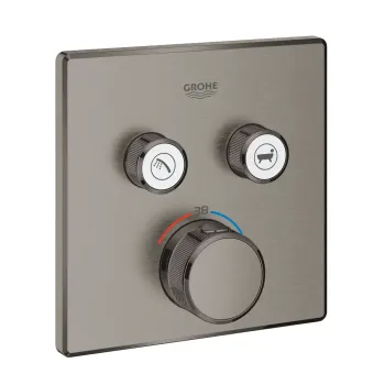Dušas maisītājs Grohe Grohtherm SmartControl, iebūvējams, ar termostatu matēta Hard Graphite, iebūvēts, 29124AL0 NEW