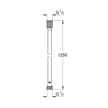 Dušas šļūtene Grohe Silverflex 125 cm, Cool Sunrise, 28362GL0 NEW
