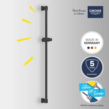 Dušas stienis Grohe Vitalio Universal 90 cm, matēts melns, 269612431 NEW
