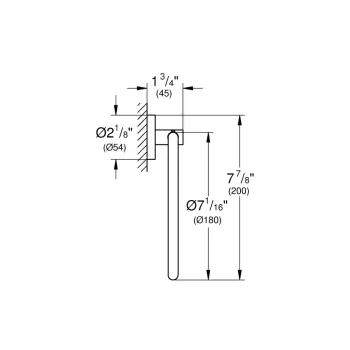 Dvieļu turētājs Grohe Essentials, matēta Warm Sunset, 40365DL1 NEW