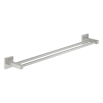 Dvieļu turētājs Grohe QuickFix Start Cube, dubultais, supersteel, 41104DC0 NEW