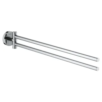 Dvieļu turētājs Grohe QuickFix Start, dubultais, garums 44 cm, hroms, 41183000 NEW