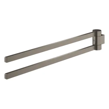 Dvieļu turētājs Grohe Selection, dubultais rotējošs, matēta Hard Graphite, 41063AL0 NEW