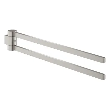 Dvieļu turētājs Grohe Selection, dubultais, rotējošs, supersteel, 41063DC0 NEW