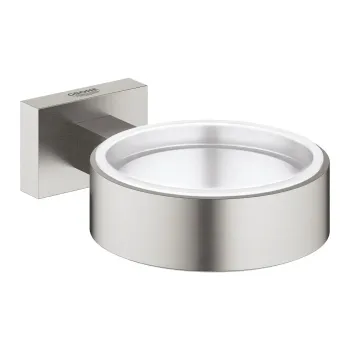 Glāzes / ziepju trauka turētājs Grohe Essentials Cube, supersteel, 40508DC1 NEW