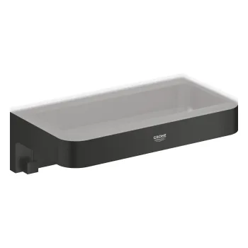 Plaukts Grohe QuickFix Start Cube, garums 20 cm, matēts melns, 411072430 NEW