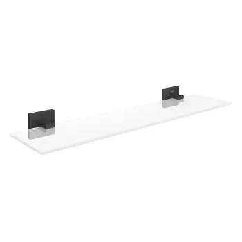 Plaukts Grohe QuickFix Start Cube, garums 53 cm, stikls/matēts melns, 411092430 NEW