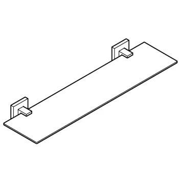 Plaukts Grohe QuickFix Start Cube, garums 53 cm, stikls/supersteel, 41109DC0 NEW
