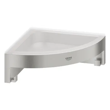 Plaukts Grohe QuickFix Start Cube, stūra, supersteel, 41106DC0 NEW
