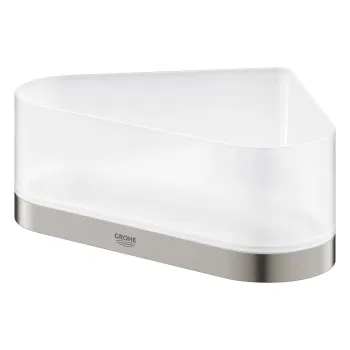 Plaukts Grohe Selection, stūra ar turētāju, supersteel, 41038DC0 NEW