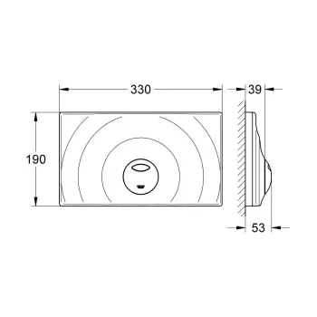 Poga Montāžas rāmim Grohe Surf, hroms, 37859000 NEW