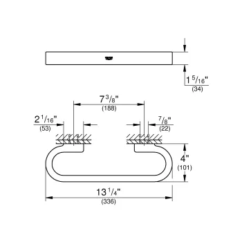 Rokturis vannas istabai Grohe Selection, matēta Cool Sunrise, 41064GN0 NEW