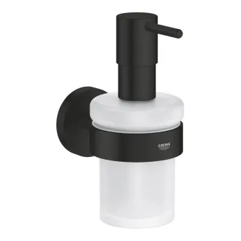 Šķidro ziepju dozators Grohe QuickFix Start, stikls/matēts melns, 411952430 NEW