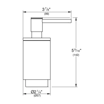 Šķidro ziepju dozators Grohe Selection, stikls/matēta Cool Sunrise, 41028GN0 NEW