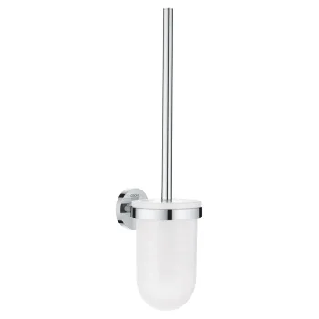 Tualetes birste Grohe QuickFix Start, sienas montāžas ar turētāju, stikls/hroms, 41185000 NEW