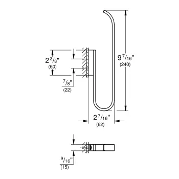 Tualetes papīra turētājs Grohe Selection, matēta Warm Sunset, 41067DL0 NEW
