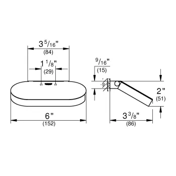 Tualetes papīra turētājs Grohe Selection, matēta Warm Sunset, 41069DL0 NEW