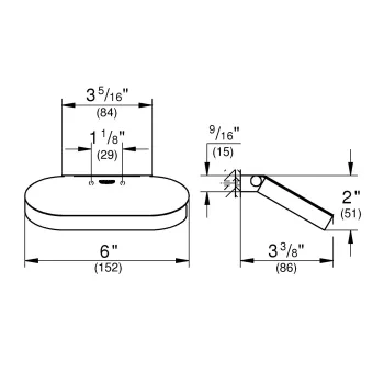 Tualetes papīra turētājs Grohe Selection, matēta niķelis, 41069EN0 NEW