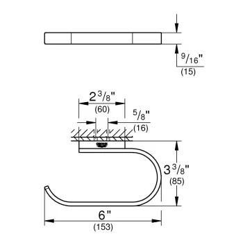Tualetes papīra turētājs Grohe Selection, pulēts niķelis, 41068BE0 NEW