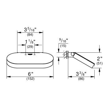 Tualetes papīra turētājs Grohe Selection, pulēts niķelis, 41069BE0 NEW