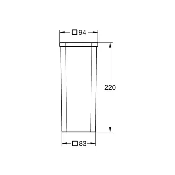 Vannas / Dušas maisītājs Grohe Selection Cube, matēts stikls, 40867000 NEW