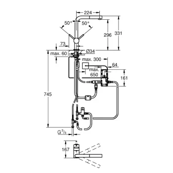 Vannas istabas Vannas istabas izlietnes maisītājs Grohe MintaTouch, elektronisks ar vienu sviru, supersteel, 31360DC1 NEW