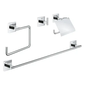 Vannas istabas aksesuāru komplekts Grohe QuickFix Start Cube, hroms, 41115000 NEW