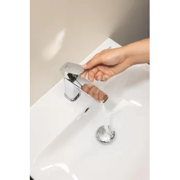 Vannas istabas izlietnes maisītājs Grohe Dice, ar Push-Open izplūdi, hroms, 1018610000 NEW