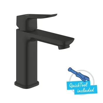 Vannas istabas izlietnes maisītājs Grohe Dice, ar Push-Open izplūdi, matēts melns, 1018332430 NEW