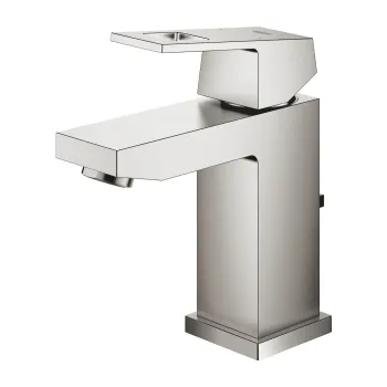Vannas istabas izlietnes maisītājs Grohe Eurocube, ar PopUp vārstu, supersteel, 23127DC0 NEW