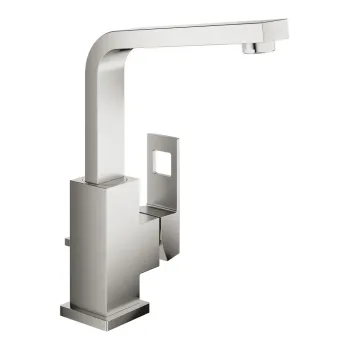 Vannas istabas izlietnes maisītājs Grohe Eurocube, ar PopUp vārstu, supersteel, 23135DC0 NEW