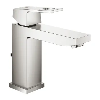 Vannas istabas izlietnes maisītājs Grohe Eurocube, ar PopUp vārstu, supersteel, 23445DC0 NEW