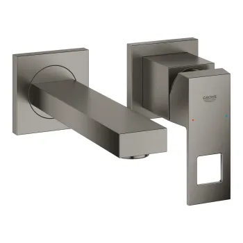 Vannas istabas izlietnes maisītājs Grohe Eurocube, iebūvējams, 2 atveru montāžai, matēta Hard Graphite, 19895AL0 NEW