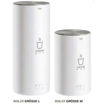 Vannas istabas Izlietnes maisītājs Grohe Red Duo ar ūdens sildītāju un filtrāciju, supersteel, 30327DC1 NEW