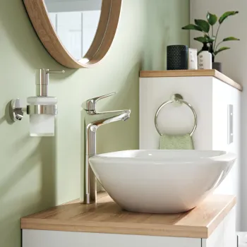 Vannas istabas izlietnes maisītājs Grohe Swift, ar Push-Open izplūdi, hroms, 24331001 NEW