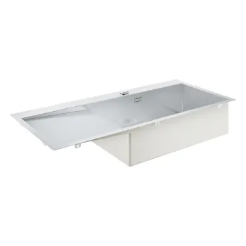 Virtuves izlietne Grohe K1000, ar vārstu, matēts nerūsējošais tērauds, 52 cm, 31582SD1 NEW