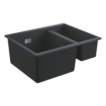 Virtuves izlietne Grohe K500, ar vārstu, 56x46 cm, granīta melnā, 31648AP0 NEW