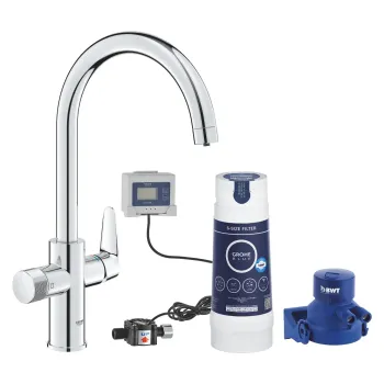 Virtuves izlietnes maisītājs Grohe Blue Pure, ar filtrēšanas funkciju, hroms, 30581000 NEW