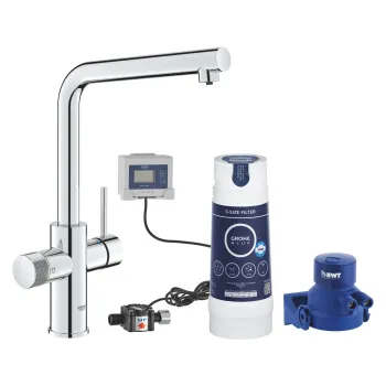 Virtuves izlietnes maisītājs Grohe Blue Pure, ar filtru funkciju, hroms, 30589000 NEW