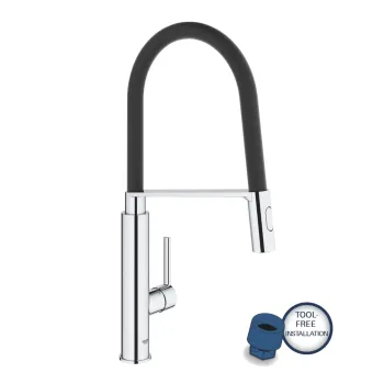 Virtuves izlietnes maisītājs Grohe Feel, ar kronšteinu, hroms, 31489000 NEW