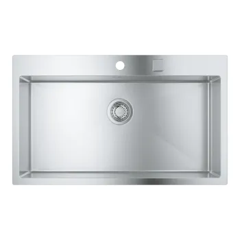 Virtuves izlietnes maisītājs Grohe K800, ar vārstu, matēts nerūsējošais tērauds, 51 cm, 31584SD1 NEW