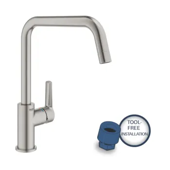 Virtuves izlietnes maisītājs Grohe QuickFix Start, supersteel, 30470DC0 NEW
