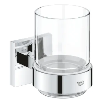 Zobu birstes turētājs Grohe QuickFix Start Cube, stikls/hroms, 41097000 NEW