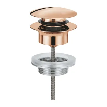 Izplūde izlietnei Grohe, ar vārstu, Warm Sunset, 65807DA0 NEW