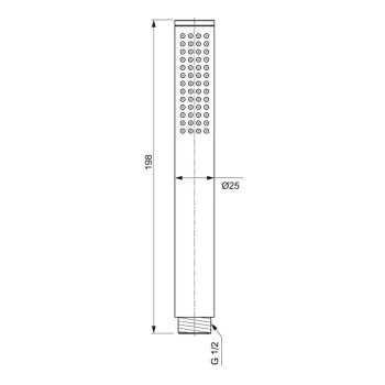 Dušas galva Ideal Standard Idealrain Atelier, matēts zelts, BC774A2