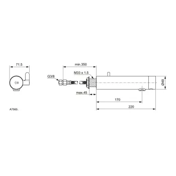 Vannas Istabas Izlietnes maisītājs  Ideal Standard SensorFlow, ar sensora vadību, hroms, A7563AA