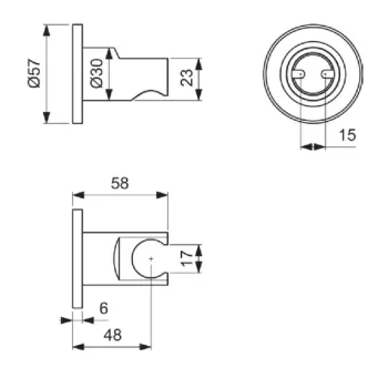 Dušas turētājs Ideal Standard ALU+, rozā, BC806RO
