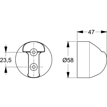 Dušas turētājs Ideal Standard Idealrain, hroms, B9467AA