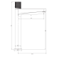 OMNIRES CONTOUR PAAUGSTINĀTS IZLIETNES JAUCĒJKRĀNS CT8012CR