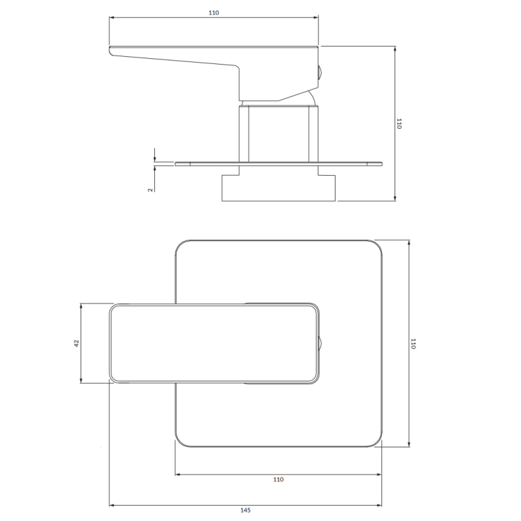 OMNIRES PARMA CМЕСИТЕЛЬ ДЛЯ ДУША PM7445BL